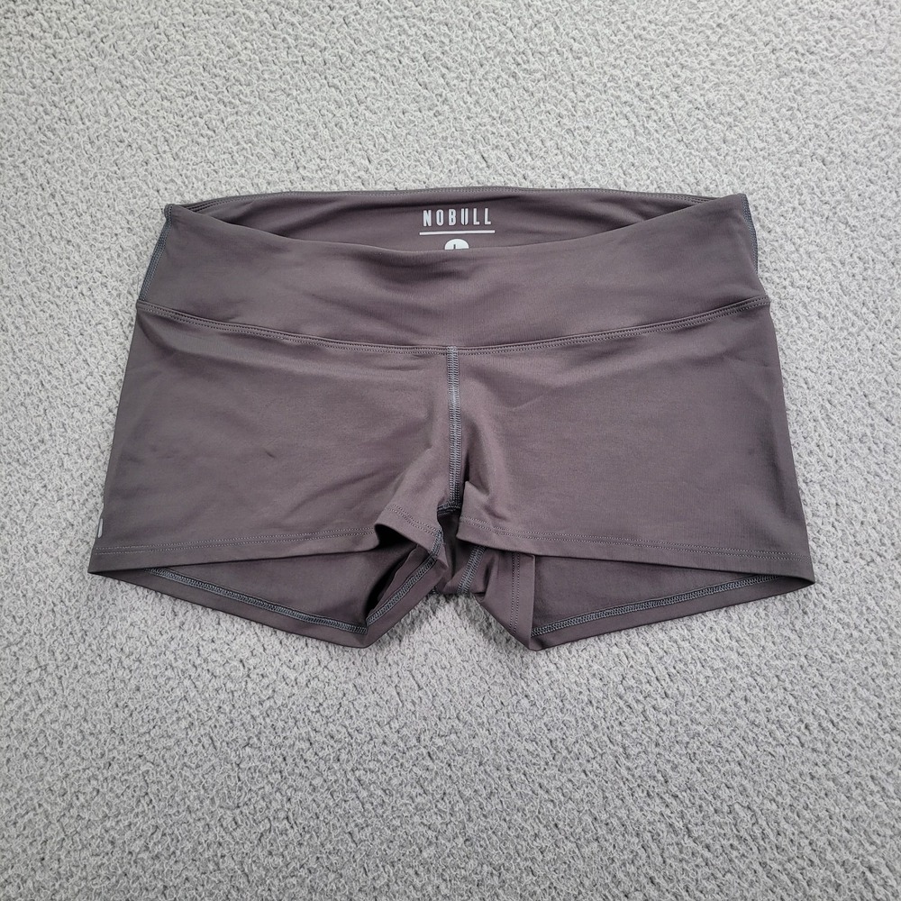 NOBULL Womens Athletic Shorts in grey